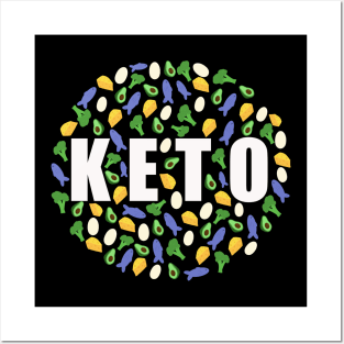 Keto Collage Posters and Art